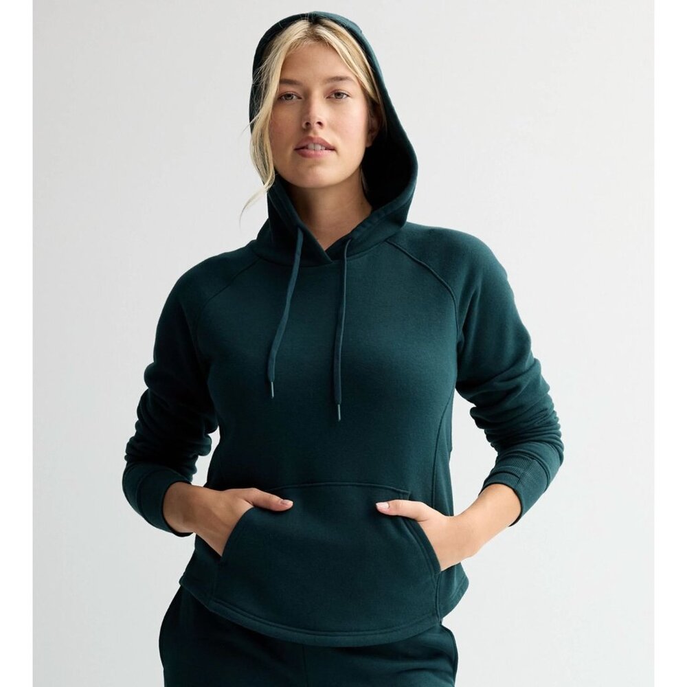 Women's Tek Gear® Ultrasoft Fleece Hoodie Sweatshirt Green Size XXL (20)